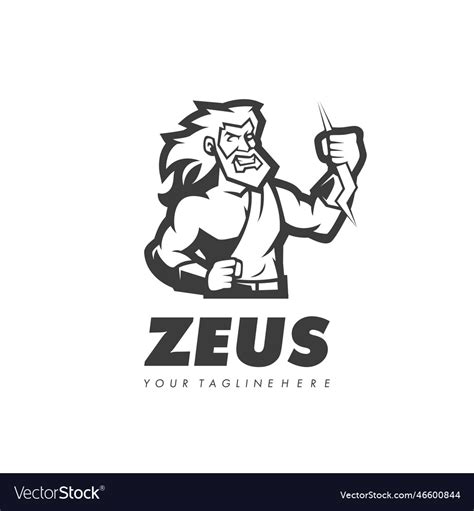 Zeus logo design Royalty Free Vector Image - VectorStock