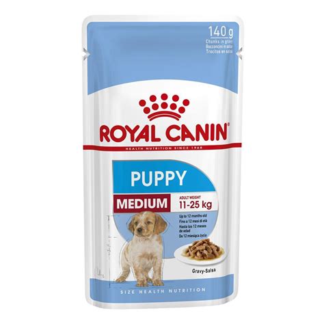 Royal Canin Medium Puppy - Wet Dog Food (10 x 140g)