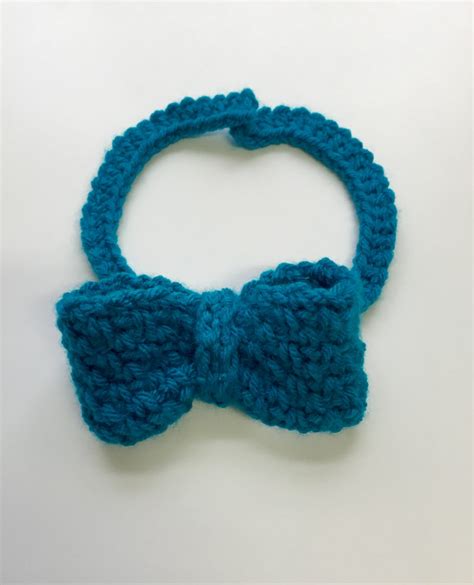 Crochet Pattern – Woven Dressy Bow Tie for Babies, Boys, and Men