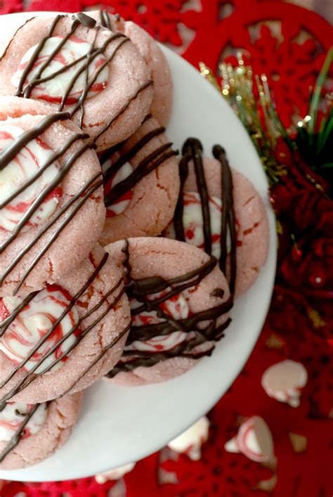 Chocolate Peppermint Swirl Cookies - Pink Cake Plate