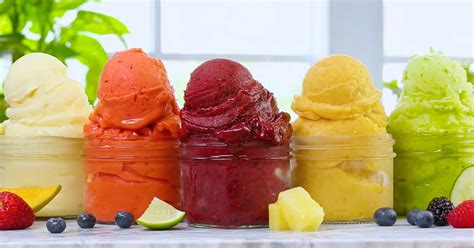 5 Easy Dairy-Free Fruit Sorbet Recipes