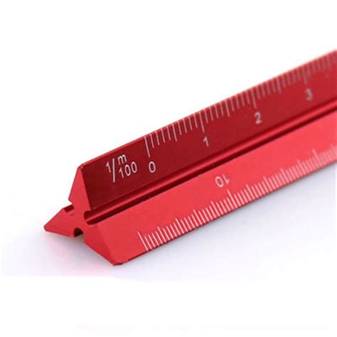 Buy 6" Architect Triangular Scale Ruler Engineering,Aluminum ...