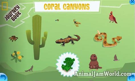 Coral Canyons Journey Book Cheats - Animal Jam - Animal Jam World