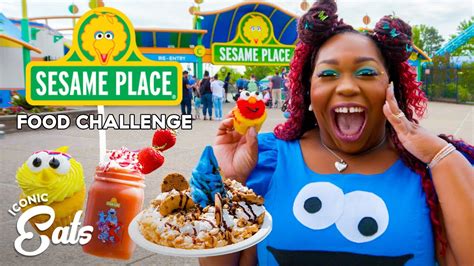 Ultimate Sesame Place Food Challenge: Trying All Of The Park Treats ...