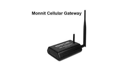 Monnit Releases M2M Cellular Gateway for Wireless Sensors