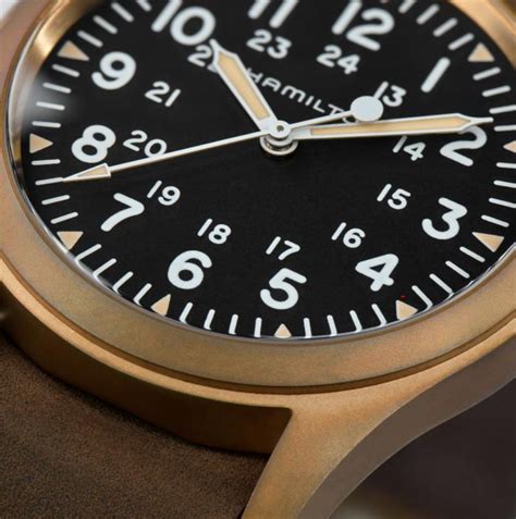 Hamilton Khaki Field Mechanical Bronze Watch Review | Horologii