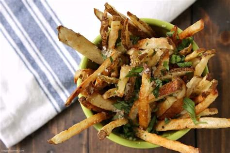 Truffle Fries (EASY baked crispy fries!) - Snappy Gourmet