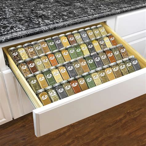 Buy Lynk Professional® Expandable Spice Rack Tray - Heavy Gauge Steel 4 ...