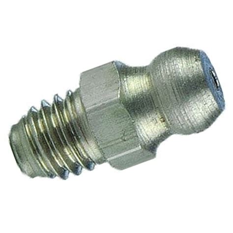 1/4" NPT STRAIGHT GREASE NIPPLE - STAINLESS STEEL | Shepherd Hydraulics