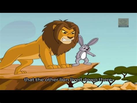 The Lion and The Rabbit - Moral Stor…: English ESL video lessons