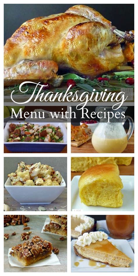 Thanksgiving Dinner Menu and Recipes | Life Tastes Good