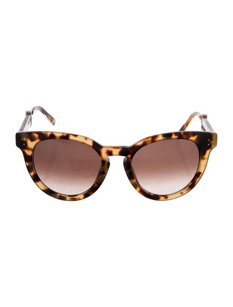 Marc Jacobs Tortoiseshell Round Sunglasses - Accessories - | The RealReal