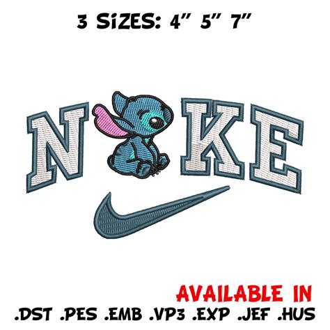 Nike x stitch cute embroidery design, Stitch embroidery,Nike | Inspire ...