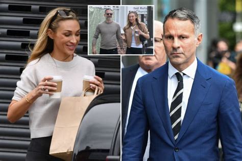 Ryan Giggs' girlfriend Zara Charles is seen smiling after former Man ...