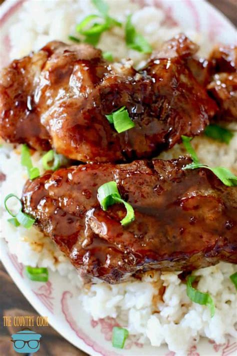 Instant Pot Korean BBQ Country Style Ribs - The Country Cook