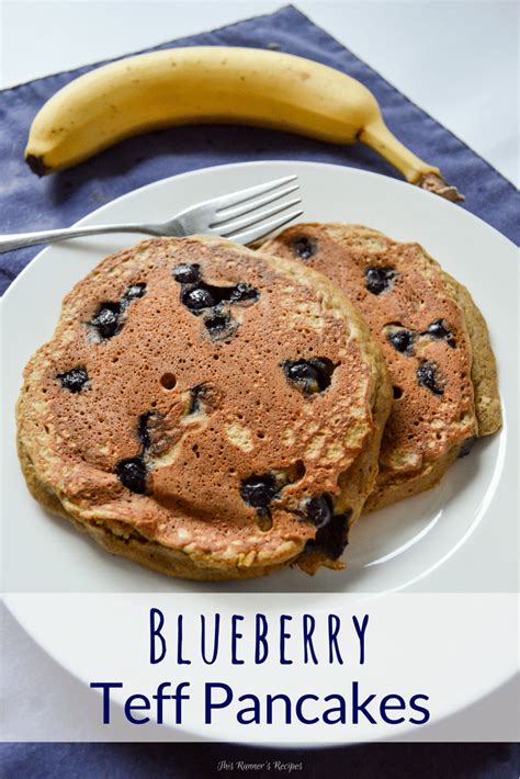 Blueberry Teff Pancakes