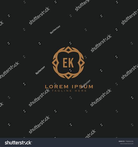 Premium Letter Ek Logo Icon Design Stock Vector (Royalty Free ...