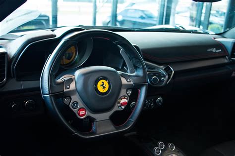 Black and red car steering wheel, car, Ferrari, car interior, Ferrari 458 Speciale HD wallpaper ...