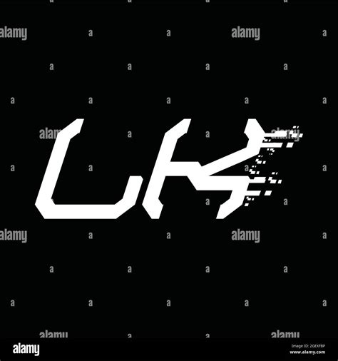 LK Logo monogram with pillar shape white background design template ...