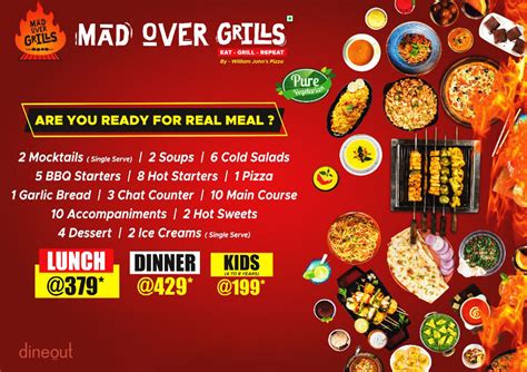 Menu of Mad Over Grills, Chandkheda, Ahmedabad | Dineout