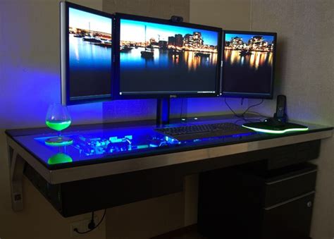 Water-Cooled PC Built Into Desk | All Fun Site