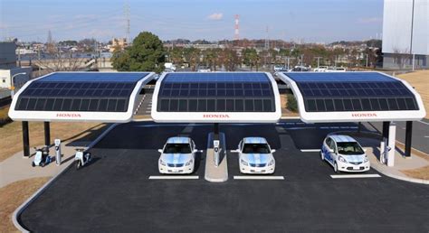 Honda's Solar-Powered EV Charging Station | Solar Energy Facts