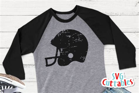 Distressed Football Helmet Graphic by SVG Cuttables · Creative Fabrica