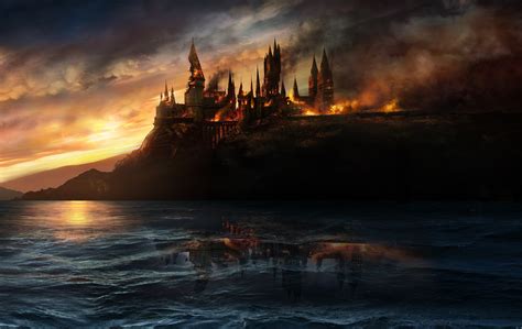 fire, Castle, Fantasy art Wallpapers HD / Desktop and Mobile Backgrounds