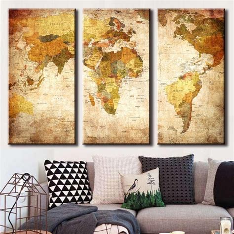 The Best Vintage Map Wall Art