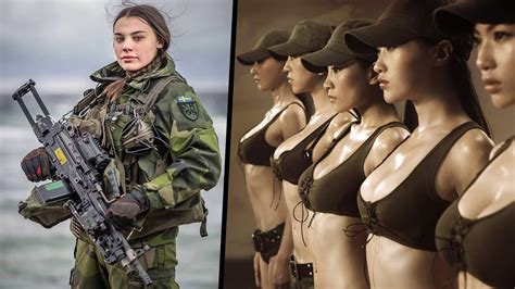 10 Most Beautiful Female Armed Forces In the World - YouTube