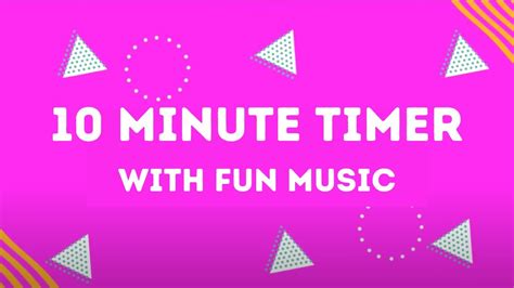 10 Minute Timer with Fun Music - YouTube