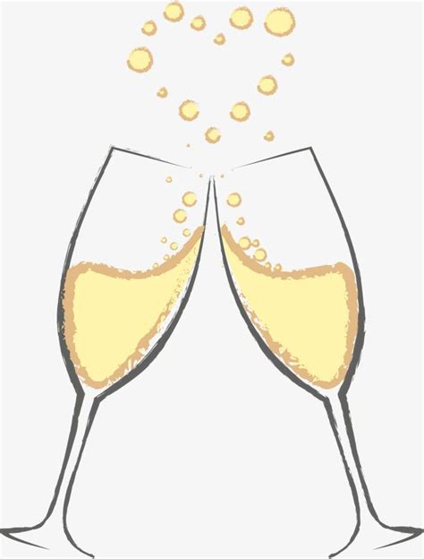 Champagne Glasses PNG Transparent, Champagne Glasses At A Feast ...