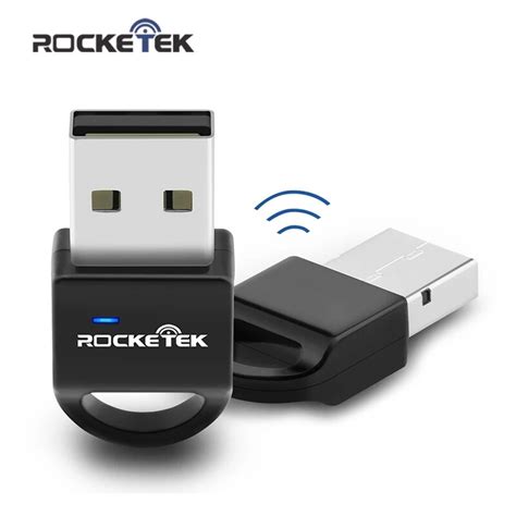 Rocketek Bluetooth Adapter USB Dongle for Computer PC Wireless Mouse ...