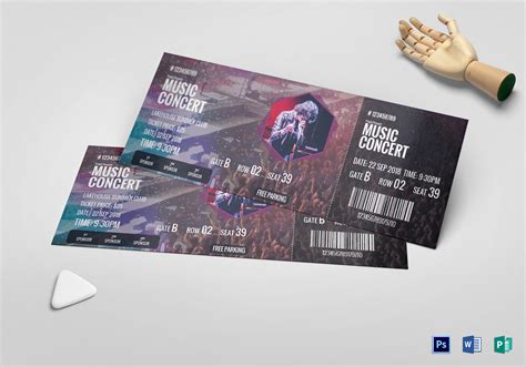 Concert Ticket Template Free For Your Needs