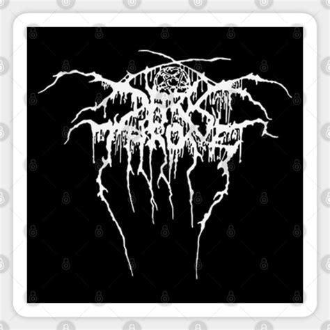 Darkthrone Logo | Black Metal - Darkthrone - Sticker | TeePublic