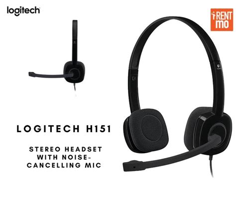 Logitech H151 Headset with Noise Cancelling Mic - Buy, Rent, Pay in Installments