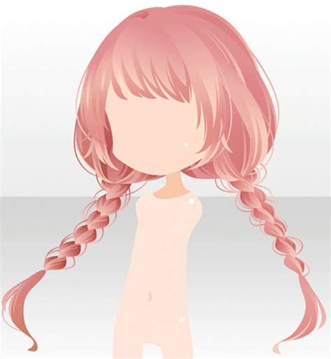 Pin on art stuff | Anime braids, Chibi hair, Manga hair