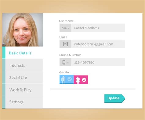 FREE 21+ App Profile Page Designs in PSD | Vector EPS