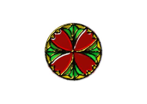 Quatrefoil Enamel - Openclipart