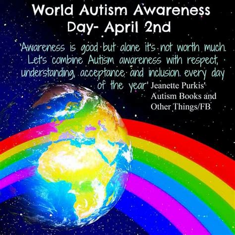 Pin by Jaclyn Koffler on Awareness Pics/Quotes (ACCEPTANCE) | World autism awareness day, Autism ...