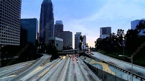 Los Angeles traffic, timelapse - Stock Video Clip - K002/2384 - Science ...