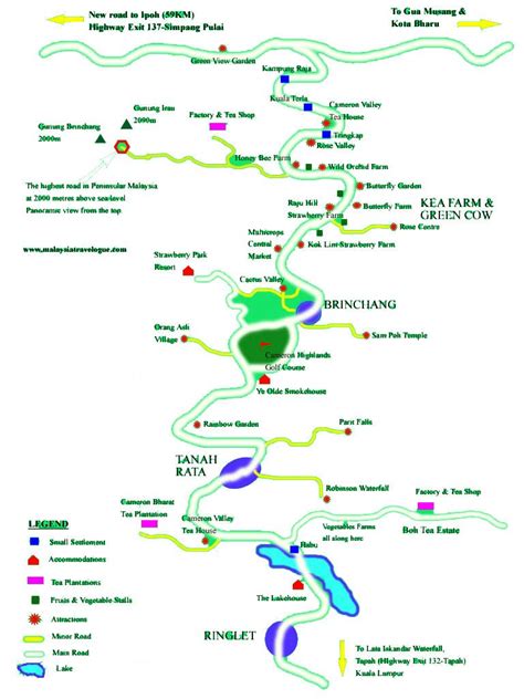 Travel Guide Cameron Highland - MPV Taxi SG-JB +60123359503