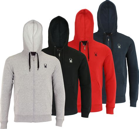 Spyder Men's Dayton Full Zip Hoodie, Color Options | eBay