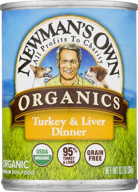 Newman's Own Organics Turkey & Liver Dinner Organic Premium Dog Food Newman's Own Organics ...