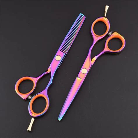 Hair Scissors Cutting Thinning Scissors Set Professional Hairdressing ...