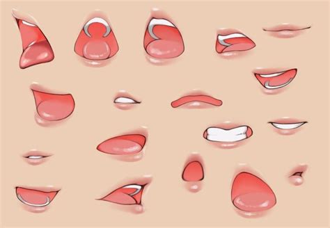 A collection of Mouths by DoubleZip on DeviantArt