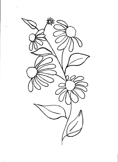 Simple Flower Patterns Drawing at GetDrawings | Free download