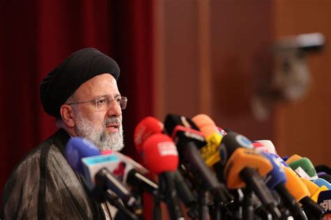 TEHRAN, IRAN – JUNE 21: Iran’s new President Ebrahim Raisi speaks ...