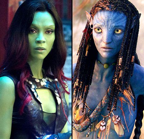 Zoe Saldana Avatar Makeup