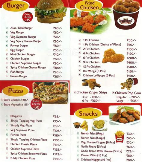 Chinese Restaurant Menu: Wings Chinese Restaurant Menu